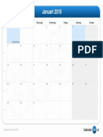 Kalender Januari 2018