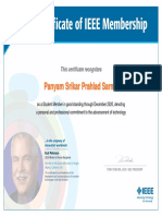 Panyam Srikar Prahlad Sarma: This Certificate Recognizes