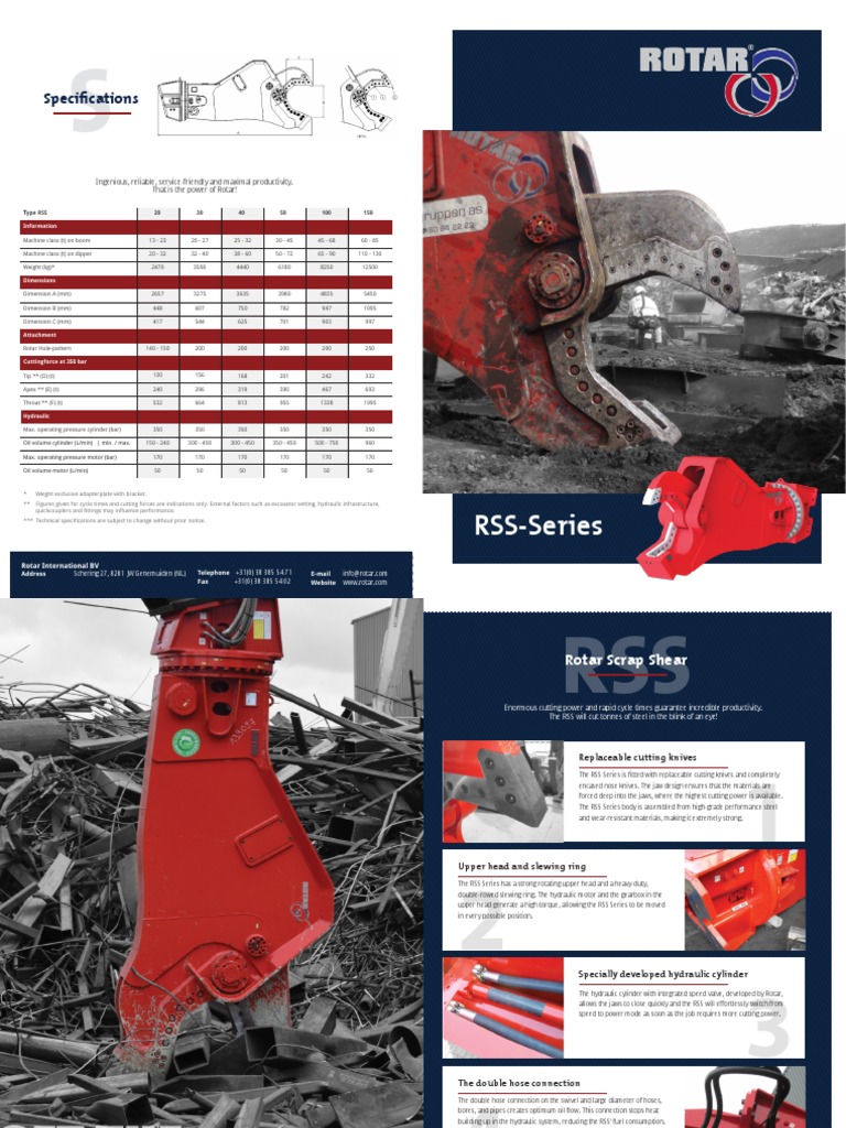 2019 03 Rotar Rss-Leaflet-En Lowres | PDF | Machines | Mechanical ...
