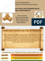 Class Presentation Course: Analysis of Pakistani Industries