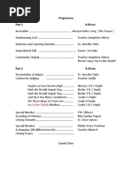 Sample Program Flow - Birthday | PDF