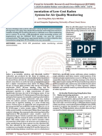 Implementation of Low Cost Radon Measuring System For Air Quality Monitoring