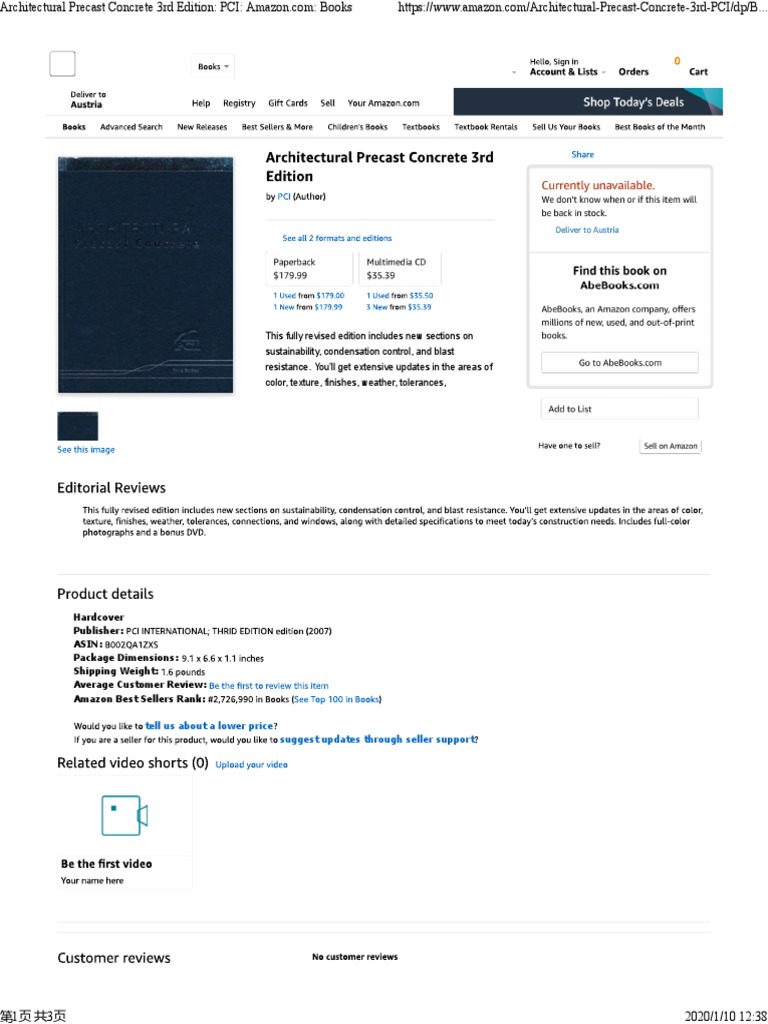Architectural Precast Concrete PDF | PDF