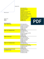 Rule Assignments Labor Cost Account