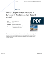 How To Design Concrete Structures To Eurocode 2 - The Compendium (Second Edition)