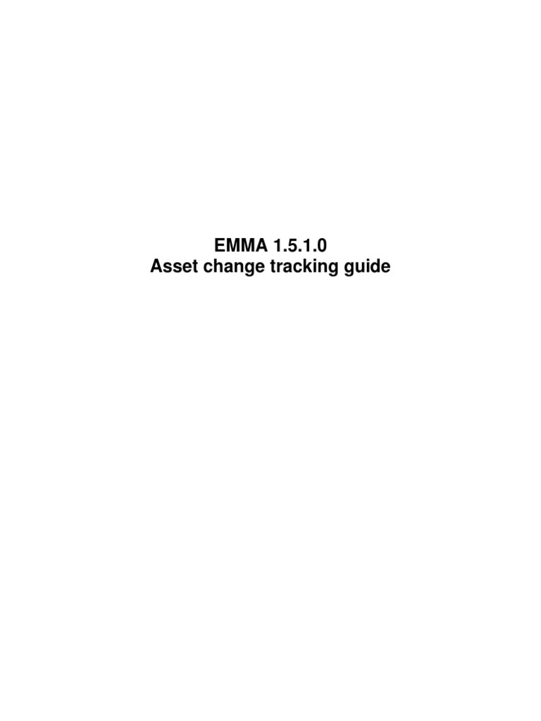 EMMA Asset Tracking Overview | PDF | Application Programming Interface ...