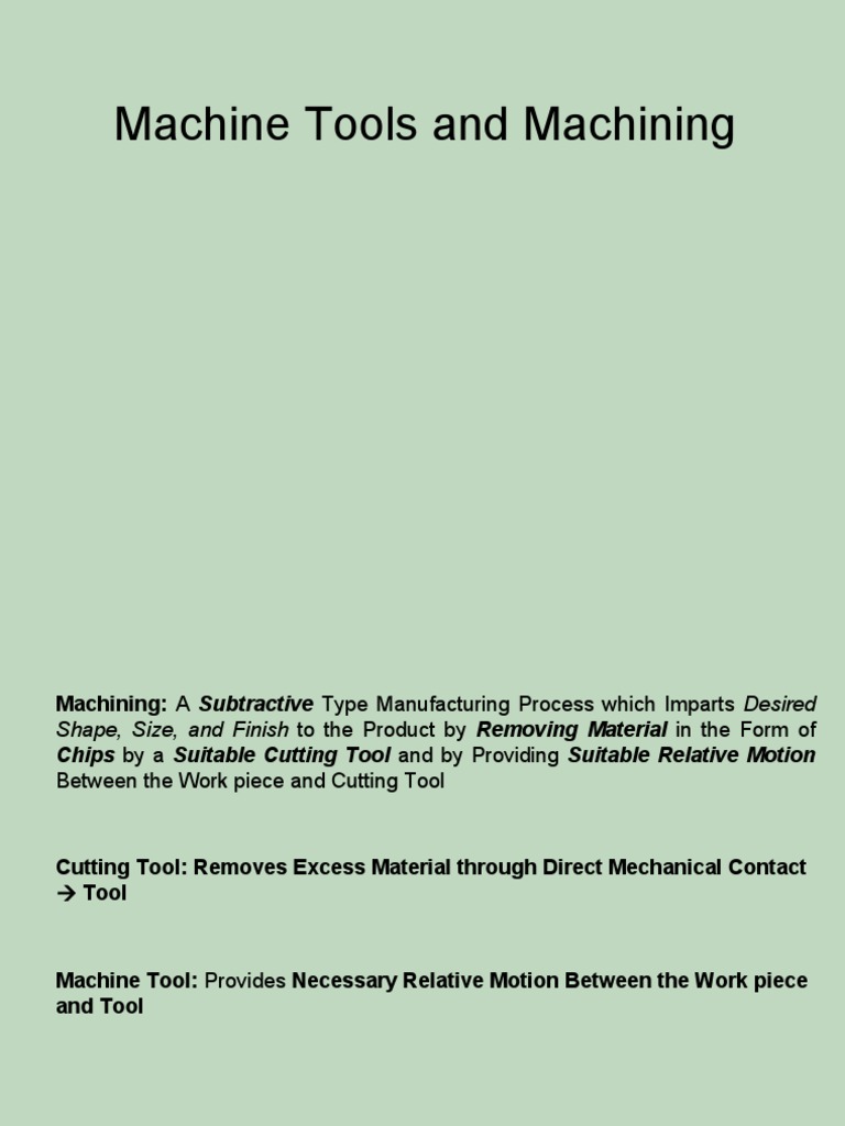 Milling and Lathe Machine Tools Overview | PDF | Machining | Drilling