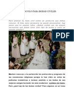 Protocolo para bodas civiles: 8 pasos clave