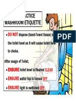 Let'S Practice Washroom Etiquette: Do Not