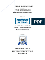 Kamal Industrial Training Report NTPC PDF