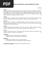 Ec-320: Microwave Devices and Communication: Unit I