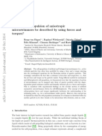 Can The Self-Propulsion of Anisotropic Microswimmers Be Described by Using Forces and Torques