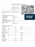 Characteristics of Ggg60: Standards / Designations