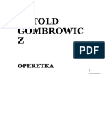 Gombrowicz Witold - Operetka