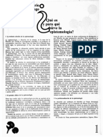 Que Es y para Que Sirve La Epistemologia PDF