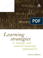 Ernesto Macaro - Learning Strategies in Foreign and Second Language Classrooms - The Role of Learner Strategies-Continuum (2001)