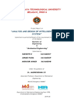 Visvesvaraya Technological University BELAGAVI, 590014: "Analysis and Design of Intelligent Braking System"