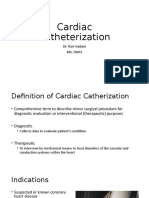 Cardiac Catheterization: Dr. Ravi Gadani MS, Fmas