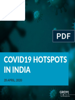 COVID-19 Hotspots in India List - Version 2 - 280420 PDF