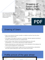 Drawing of Gears and Rolling Pads
