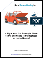 Car Battery Reconditioning Tips