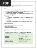 Need For Component Specifications