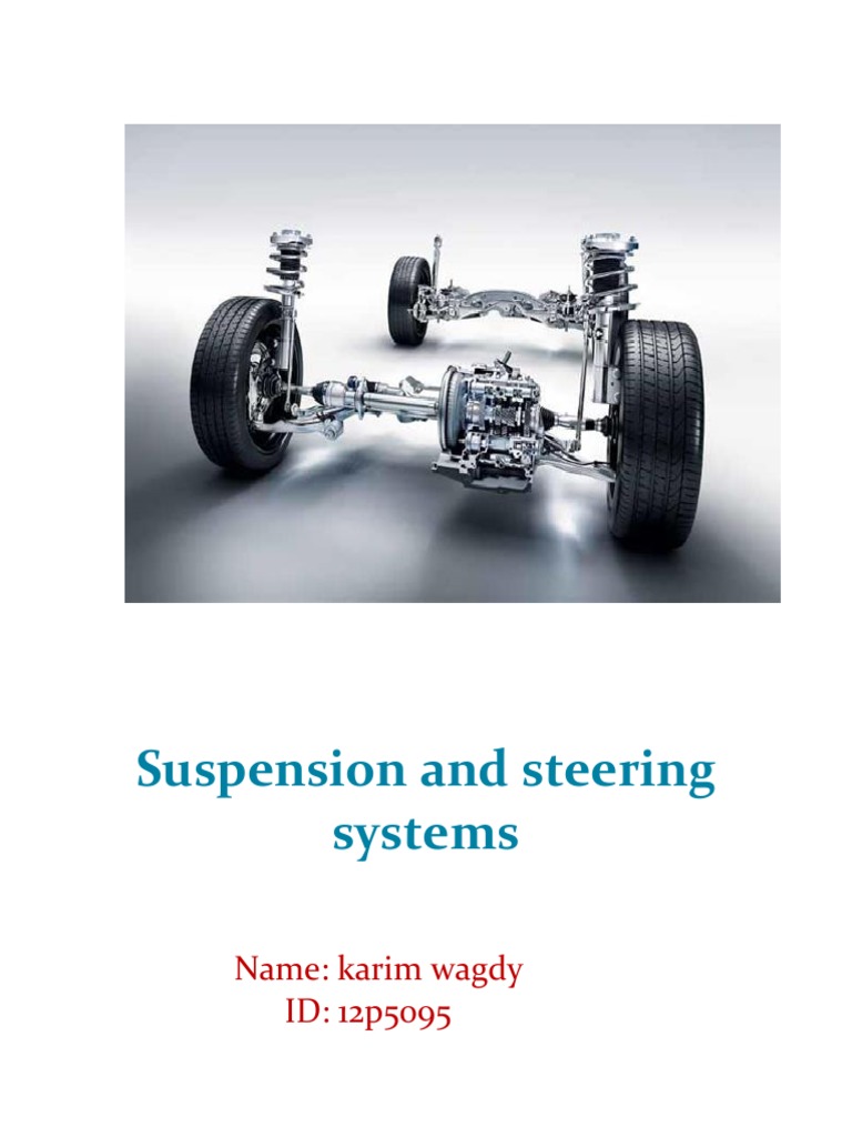 Suspension and Steering Systems PDF PDF Steering Vehicle Industry
