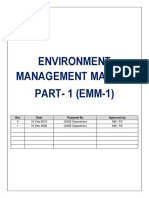 ENVIRONMENT Management Manual 1