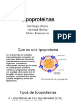 Tipos y funciones de las lipoproteínas