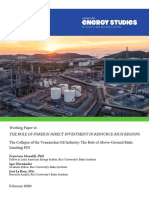 Working Paper in The Role of Foreign Direct Investment in Resource-Rich Regions