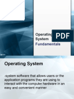 Operating System: Fundamentals