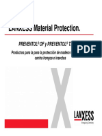 Protección de madera con Preventol OF y TX CE 12