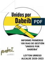 Informe de Gestión - 100 - Dias - Unidos - Por - Dabeiba