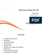 Working Locally With Git: James Kovacs