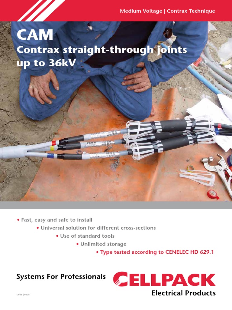 Contrax Medium Voltage Cable Joints | PDF | Electrical Connector ...