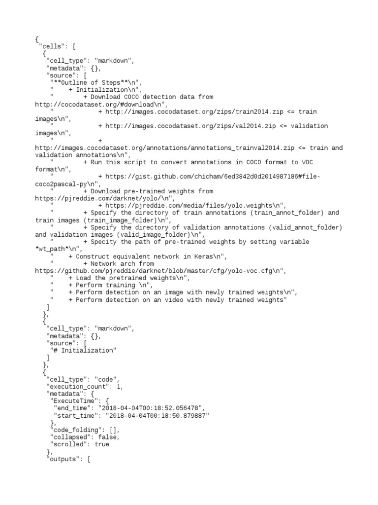 YOLO Keras Implementation Guide | PDF | Annotation | Convolution