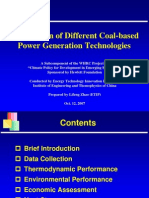 Comparison of Coal-Based Power Generation Technologies Oct072007