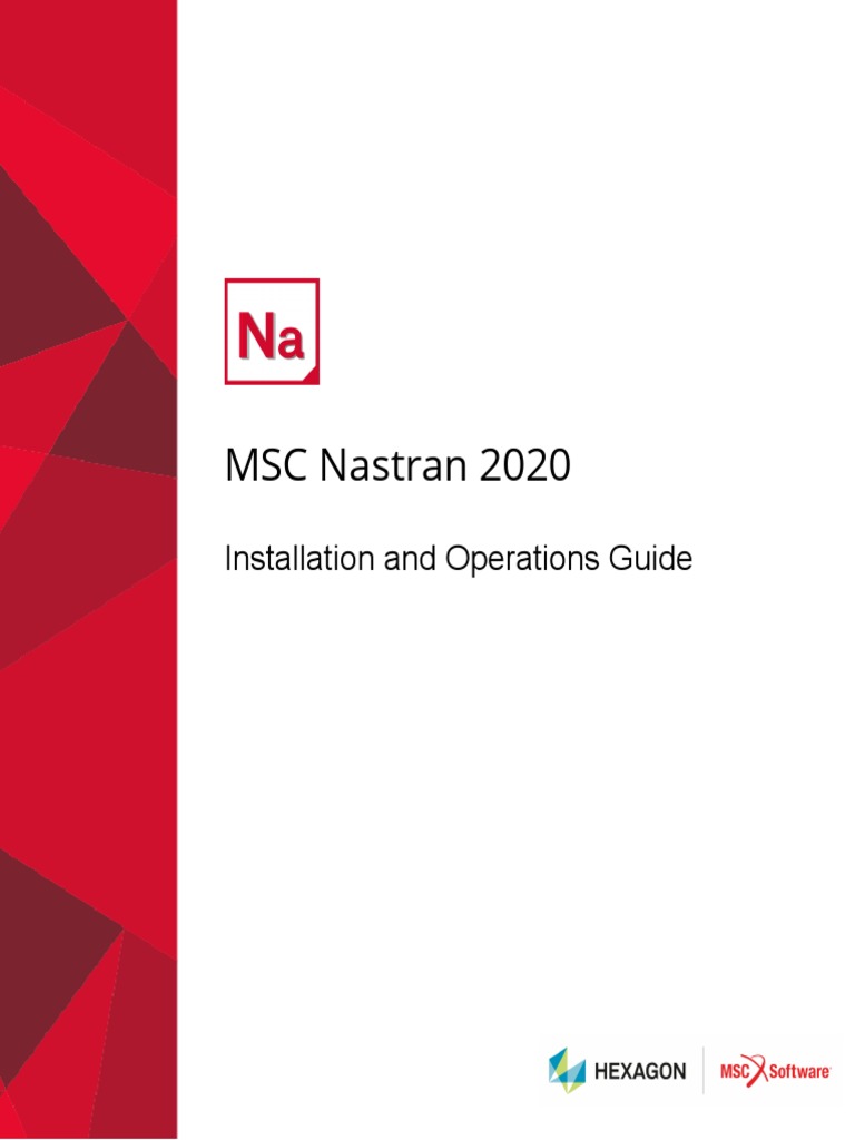Nastran 2020 Doc Install PDF | PDF | Documentation | Trademark