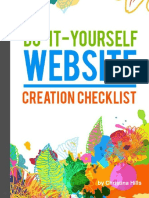 Do It Yourself Website Creation Checklist Christinahills PDF