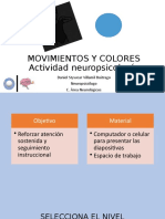 Movimientos y colores neuropsicología