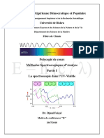 Cours Spectroscopie UV-Visible