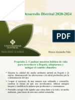 Plan de Desarrollo Distrital 2020-2024 Bogotá