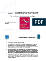 Présentation Label Habitat Senior Services®