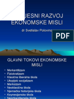 Povijesni Razvoj Ekonomske Misli