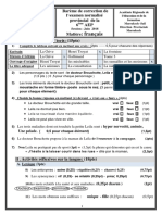 Corr Exam Pro Francais 6aep Marrakech 2018 PDF