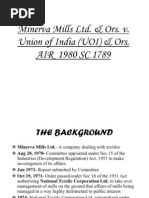 Download Minerva Mills Case by mayankmarwahascribd SN46063745 doc pdf