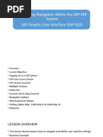 Lesson 1 Performing Navigation Within the SAP ERP System.pptx