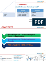 Understand Polyolefin Process Technology in LSP: 2 Assignment