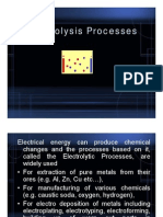 Electrolysis Presentation