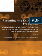 Whitley Et Al - Reconfiguring Knowledge - 2010